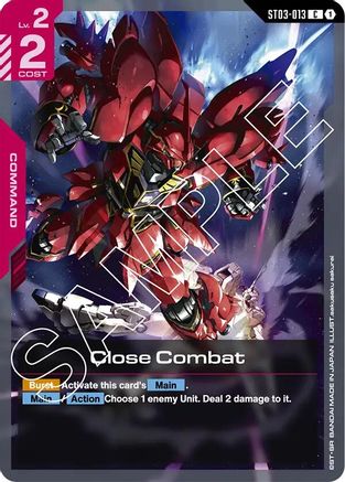 Close Combat (ST03-013)  [Starter Deck 03: Zeon's Rush]