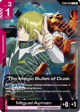 The Magic Bullet of Dusk (ST04-014)  [Starter Deck 04: SEED Strike]