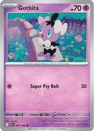 Gothita (041/086) Reverse Holofoil [SV: White Flare]