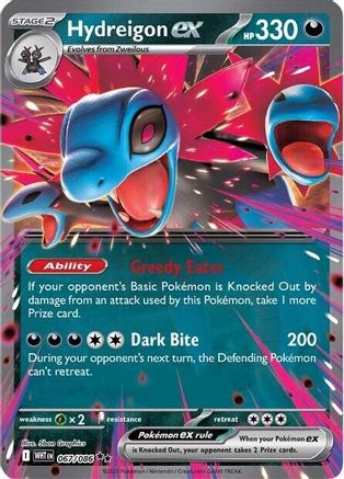 Hydreigon ex (067/086) Holofoil [SV: White Flare]