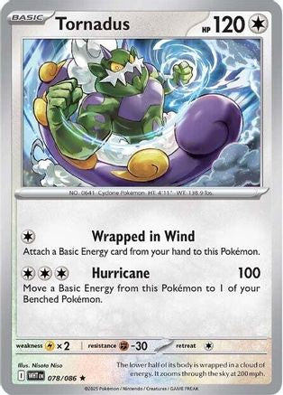 Tornadus (078/086) Holofoil [SV: White Flare]