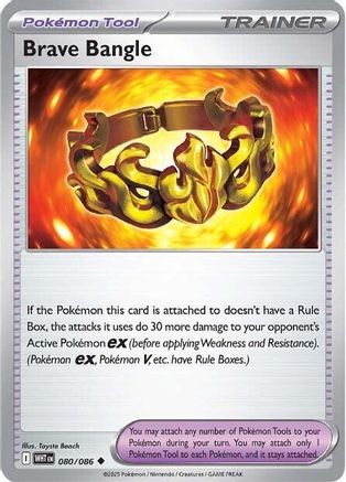 Brave Bangle (080/086) Reverse Holofoil [SV: White Flare]