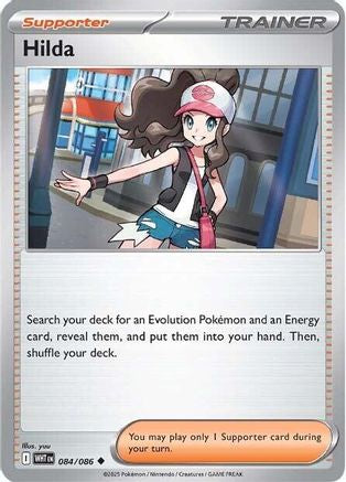 Hilda (084/086) Reverse Holofoil [SV: White Flare]
