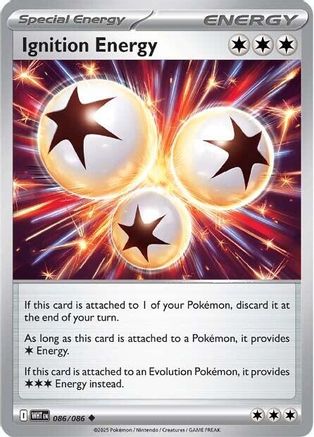 Ignition Energy (086/086) Reverse Holofoil [SV: White Flare]