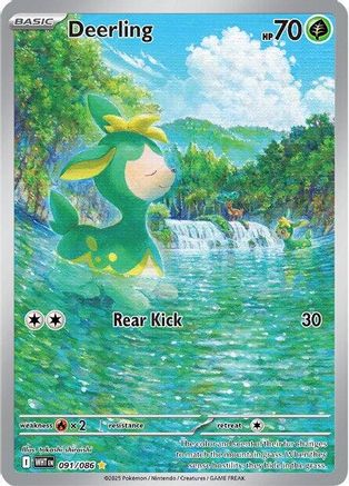 Deerling (091/086) Holofoil [SV: White Flare]