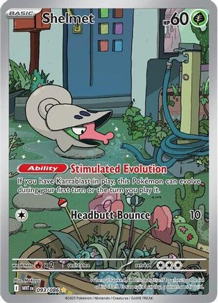Shelmet (093/086) Holofoil [SV: White Flare]