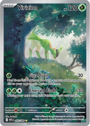 Virizion (095/086) Holofoil [SV: White Flare]