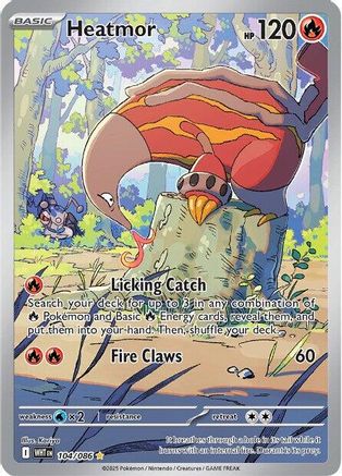 Heatmor (104/086) Holofoil [SV: White Flare]