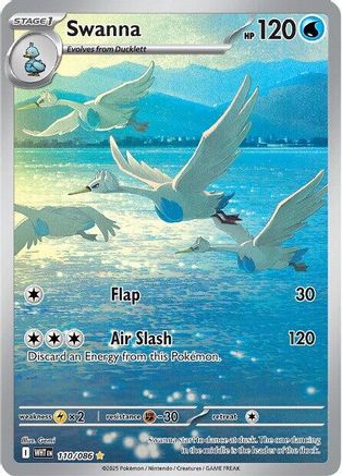 Swanna (110/086) Holofoil [SV: White Flare]