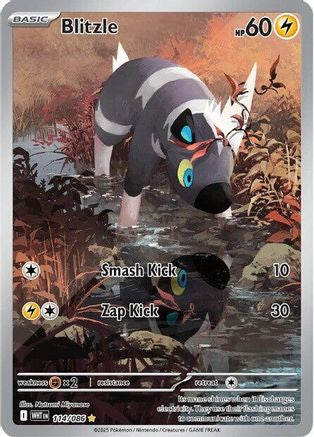 Blitzle (114/086) Holofoil [SV: White Flare]