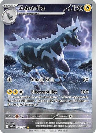 Zebstrika (115/086) Holofoil [SV: White Flare]