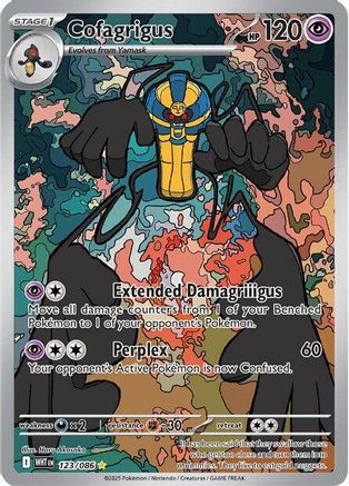 Cofagrigus (123/086) Holofoil [SV: White Flare]