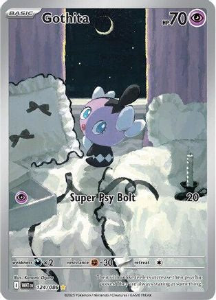 Gothita (124/086) Holofoil [SV: White Flare]