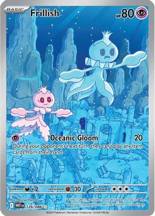 Frillish (126/086) Holofoil [SV: White Flare]