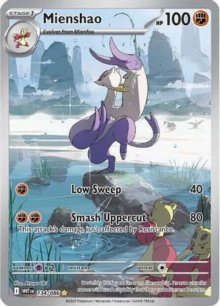 Mienshao (134/086) Holofoil [SV: White Flare]