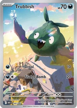 Trubbish (140/086) Holofoil [SV: White Flare]
