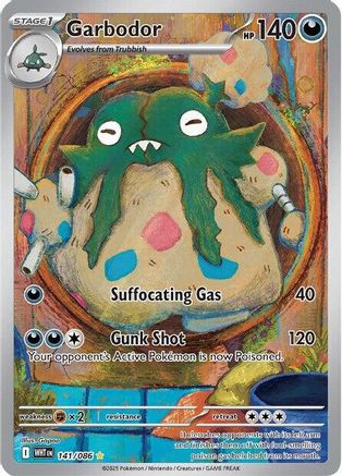 Garbodor (141/086) Holofoil [SV: White Flare]