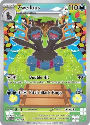Zweilous (147/086) Holofoil [SV: White Flare]