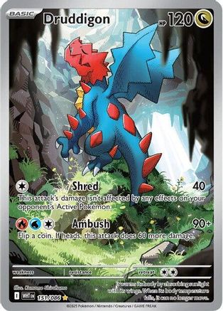 Druddigon (151/086) Holofoil [SV: White Flare]