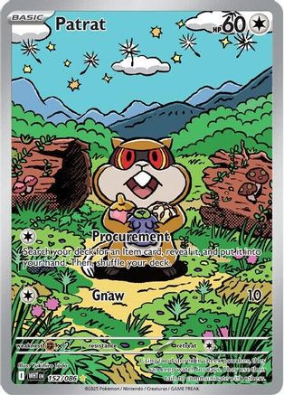 Patrat (152/086) Holofoil [SV: White Flare]