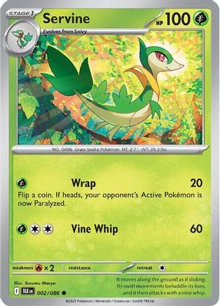 Servine (002/086) [SV: Black Bolt]