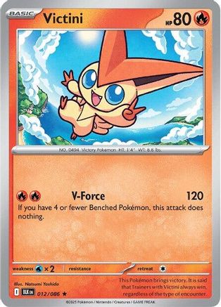 Victini (012/086) Reverse Holofoil [SV: Black Bolt]