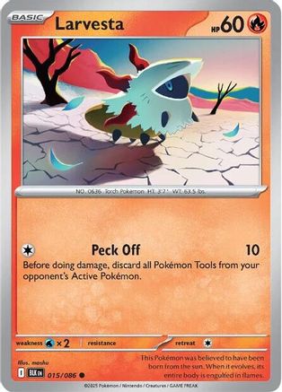Larvesta (015/086) [SV: Black Bolt]