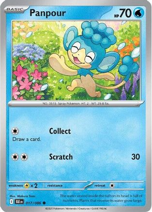 Panpour (017/086) Reverse Holofoil [SV: Black Bolt]