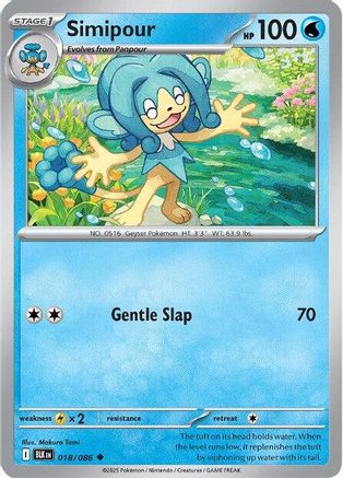 Simipour (018/086) [SV: Black Bolt]