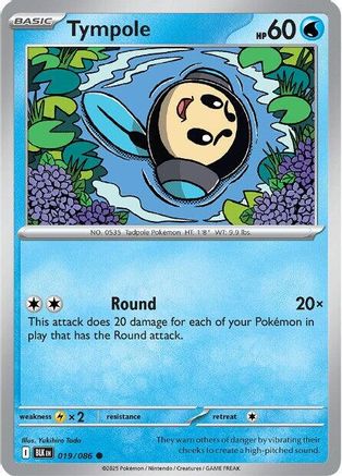 Tympole (019/086) Reverse Holofoil [SV: Black Bolt]