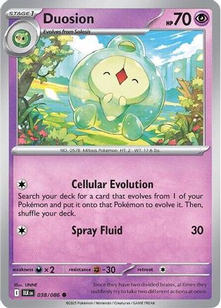 Duosion (038/086) Reverse Holofoil [SV: Black Bolt]