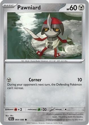 Pawniard (064/086) Reverse Holofoil [SV: Black Bolt]