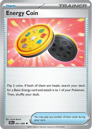 Energy Coin (081/086) Reverse Holofoil [SV: Black Bolt]