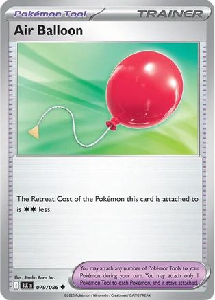 Air Balloon (079/086) Reverse Holofoil [SV: Black Bolt]