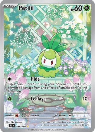 Petilil (091/086) Holofoil [SV: Black Bolt]