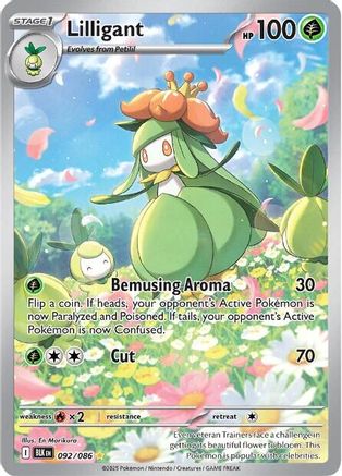 Lilligant (092/086) Holofoil [SV: Black Bolt]