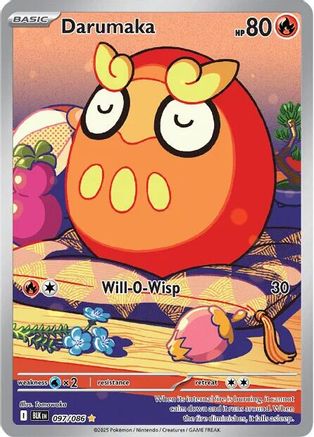 Darumaka (097/086) Holofoil [SV: Black Bolt]