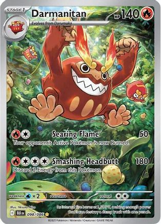 Darmanitan (098/086) Holofoil [SV: Black Bolt]