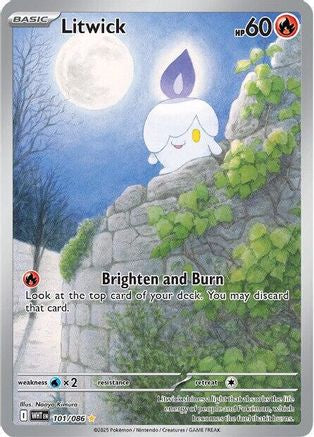 Litwick (101/086) Holofoil [SV: White Flare]