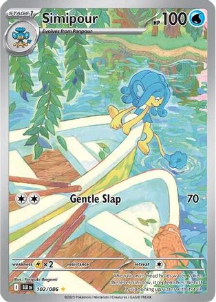 Simipour (102/086) Holofoil [SV: Black Bolt]