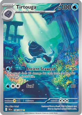 Tirtouga (106/086) Holofoil [SV: Black Bolt]