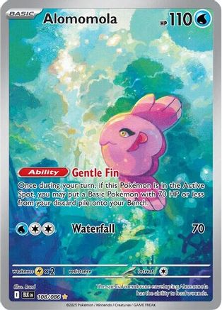 Alomomola (108/086) Holofoil [SV: Black Bolt]