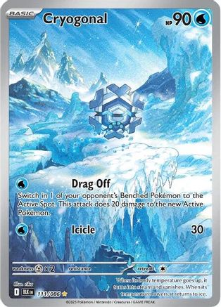 Cryogonal (111/086) Holofoil [SV: Black Bolt]