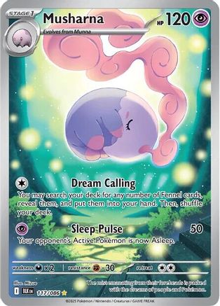 Musharna (117/086) Holofoil [SV: Black Bolt]