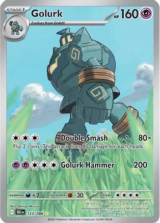 Golurk (123/086) Holofoil [SV: Black Bolt]