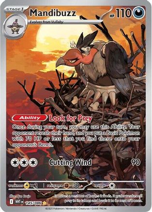 Mandibuzz (145/086) Holofoil [SV: White Flare]