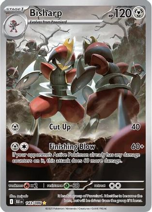 Bisharp (143/086) Holofoil [SV: Black Bolt]