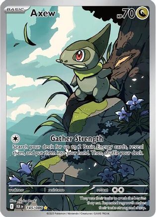 Axew (145/086) Holofoil [SV: Black Bolt]