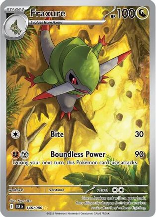 Fraxure (146/086) Holofoil [SV: Black Bolt]