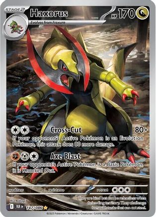 Haxorus (147/086) Holofoil [SV: Black Bolt]